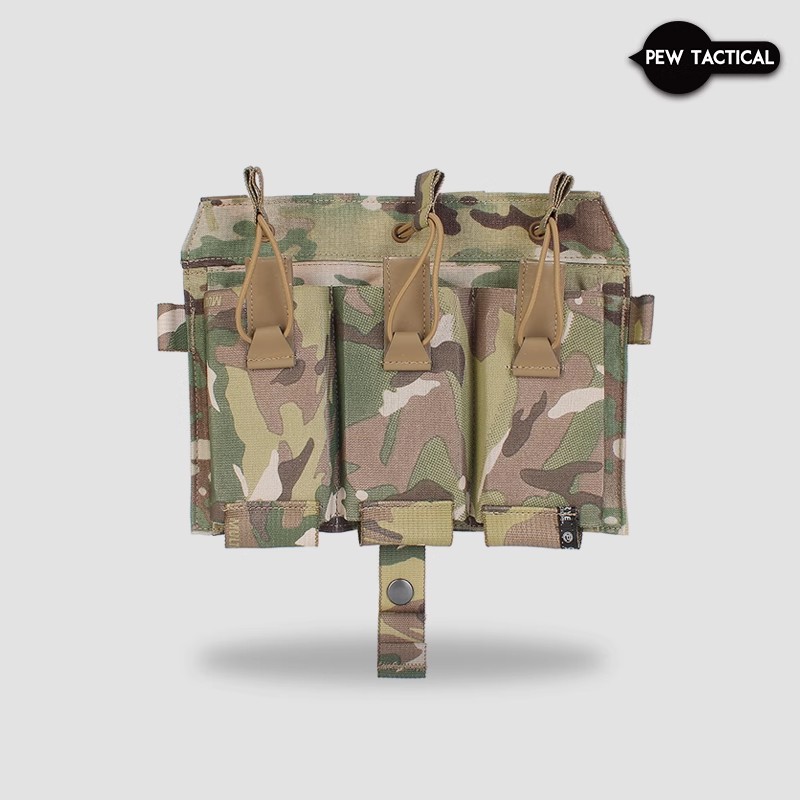 PEW TACTICAL STRETCH DETACHABLE FLAP FOR AVS JPC SPC 5.56 Airsoft FP19 Magazine bag
