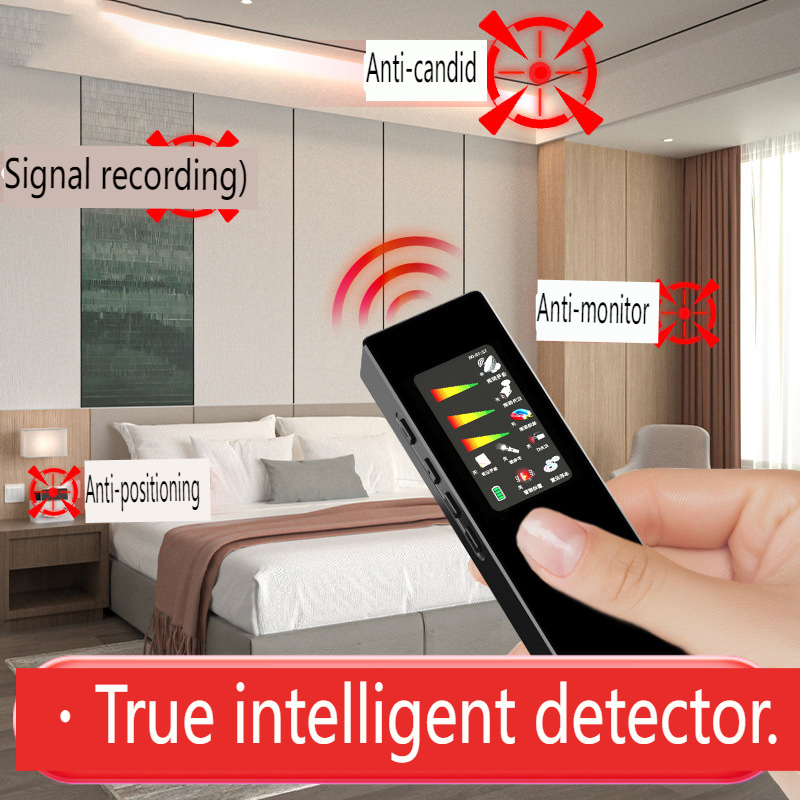 DX78 Wireless Signal Detection Device Intelligent Anti Sneak Camera Detector Vibration Alarm GPS Locator Detection