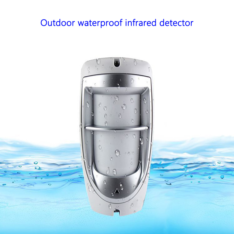 Intelligent Wall Mount Waterproof Infrared Detector Outdoor Wired Anti Pet Human Body Sensing Mobile Detection Alarm