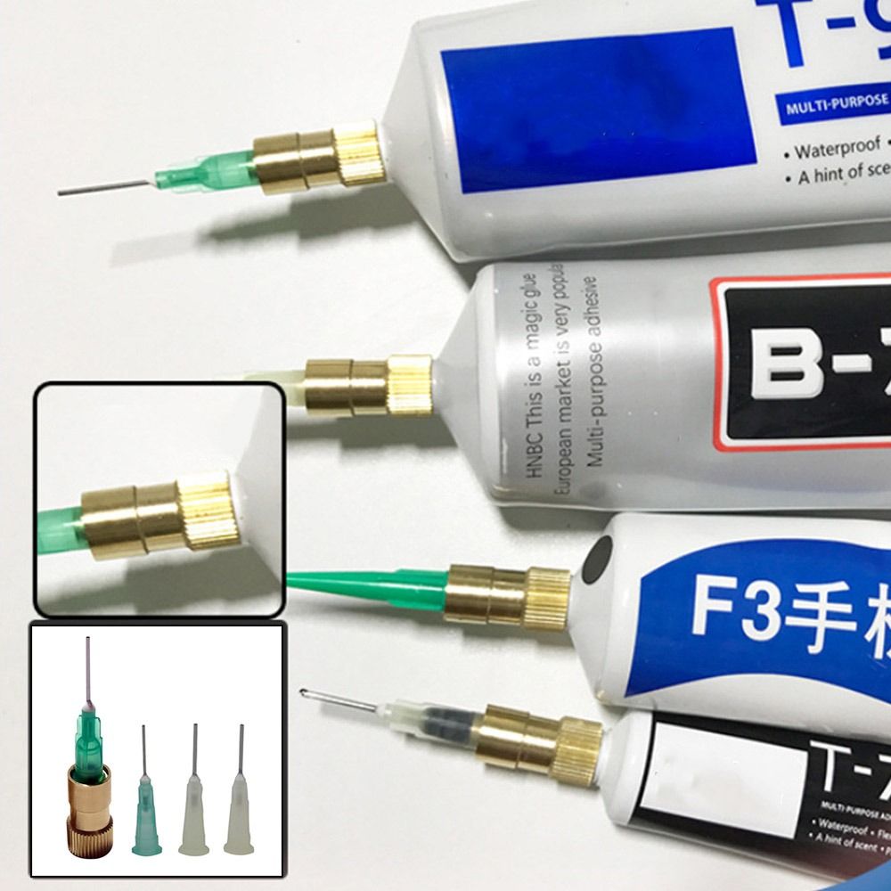 Adjustable Size Conical Glue Outlet Q9 Glue Dispensing Nozzle Liquid Dispenser Dispensing Needle Adapter For B7000/T7000/T8000