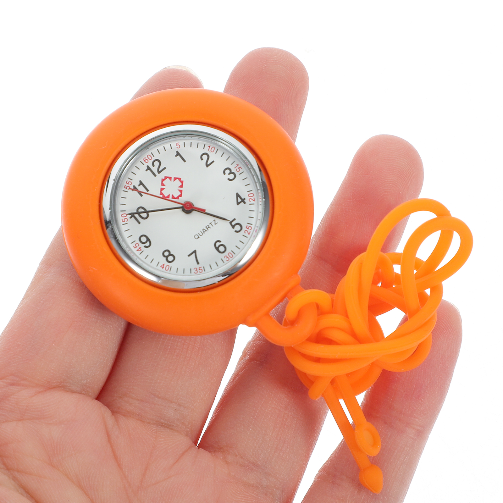 Nurse Watch Nursing Clip Nurses Silicone Women Hanging Watches Lanyard Pocket Pouch