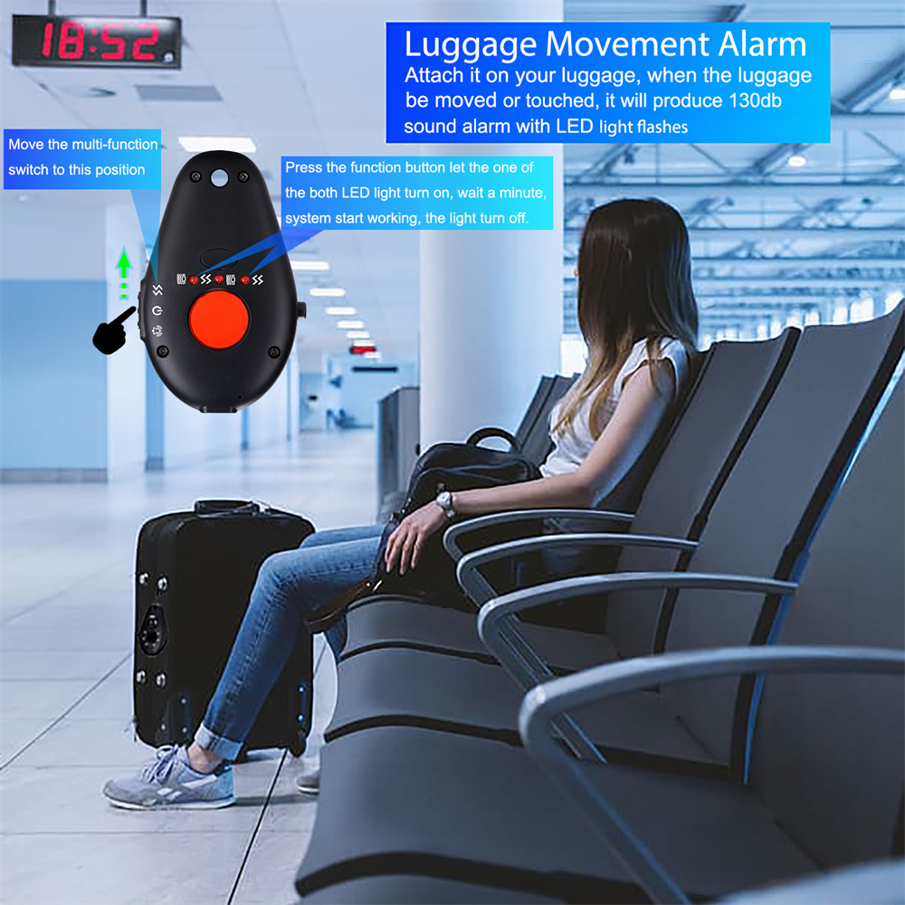 Compass Wireless Hidden Camera Detection Device Finder Anti-Spy Camera Detect Anti-Candid Mini Cam FinderScanner Outdoors Alarm