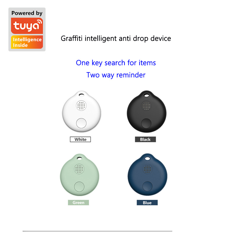 Tuya Key Wireless Finder Two Way Reminder Intelligent Electronic Tracker Portable Positioning Bluetooth Loss Prevention Device