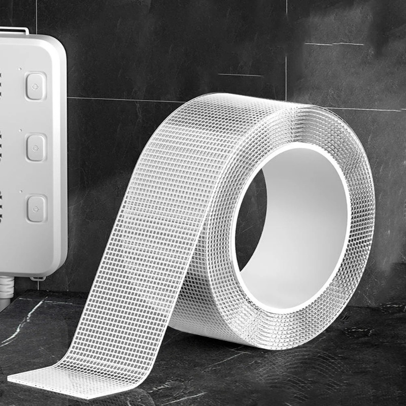 New Mesh Nano Tape High Viscosity Durable Double-sided Adhesive Upgraded Cloth Tape Removable No Residue Waterproof Sticky Strip