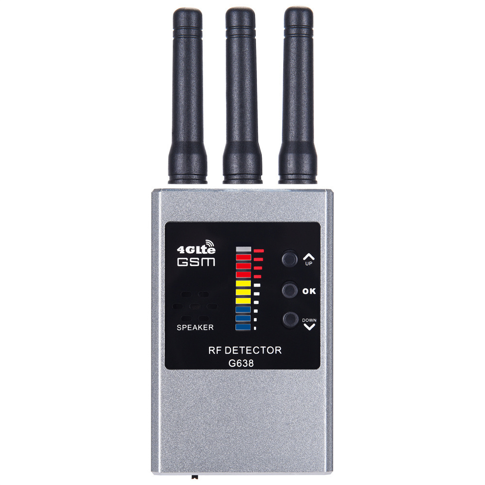 G638W Wireless Hidden Camera Detects Bug RF Signal Finder WiFi GSM Audio GPS Locator Tracker Anti-Candid IR Camera Scanner G368W