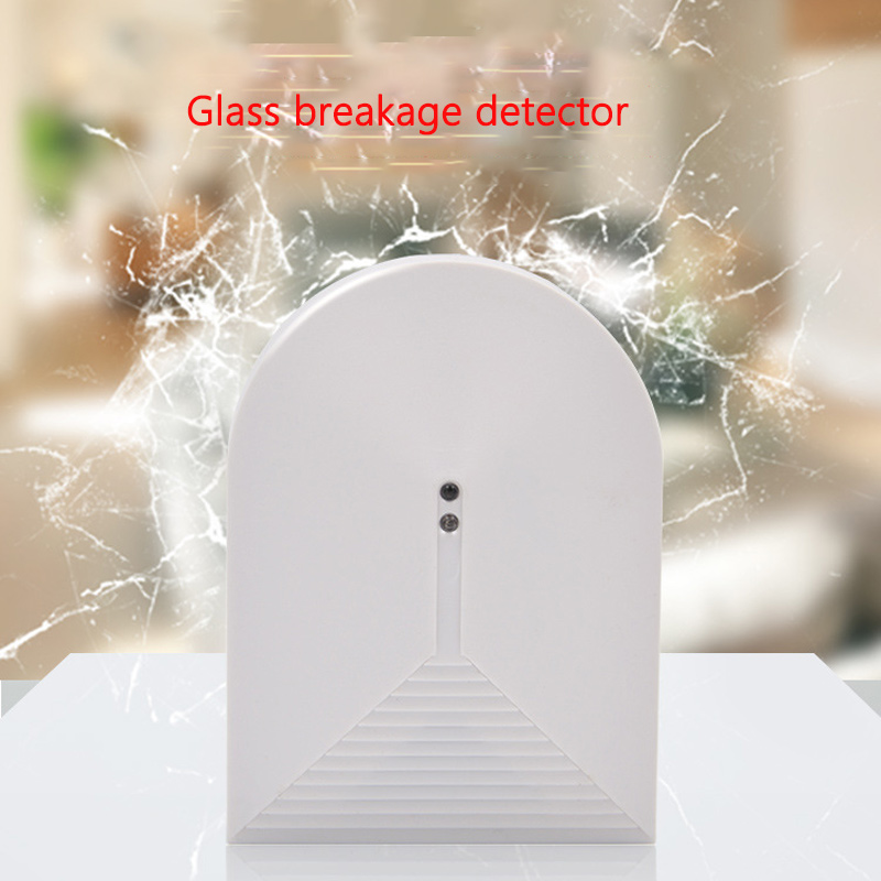PA-456 Wall-mounted Glass Breaking Detector Ceiling Type Wired Vibration Detection Indoor Vibration Anti-theft Alarm
