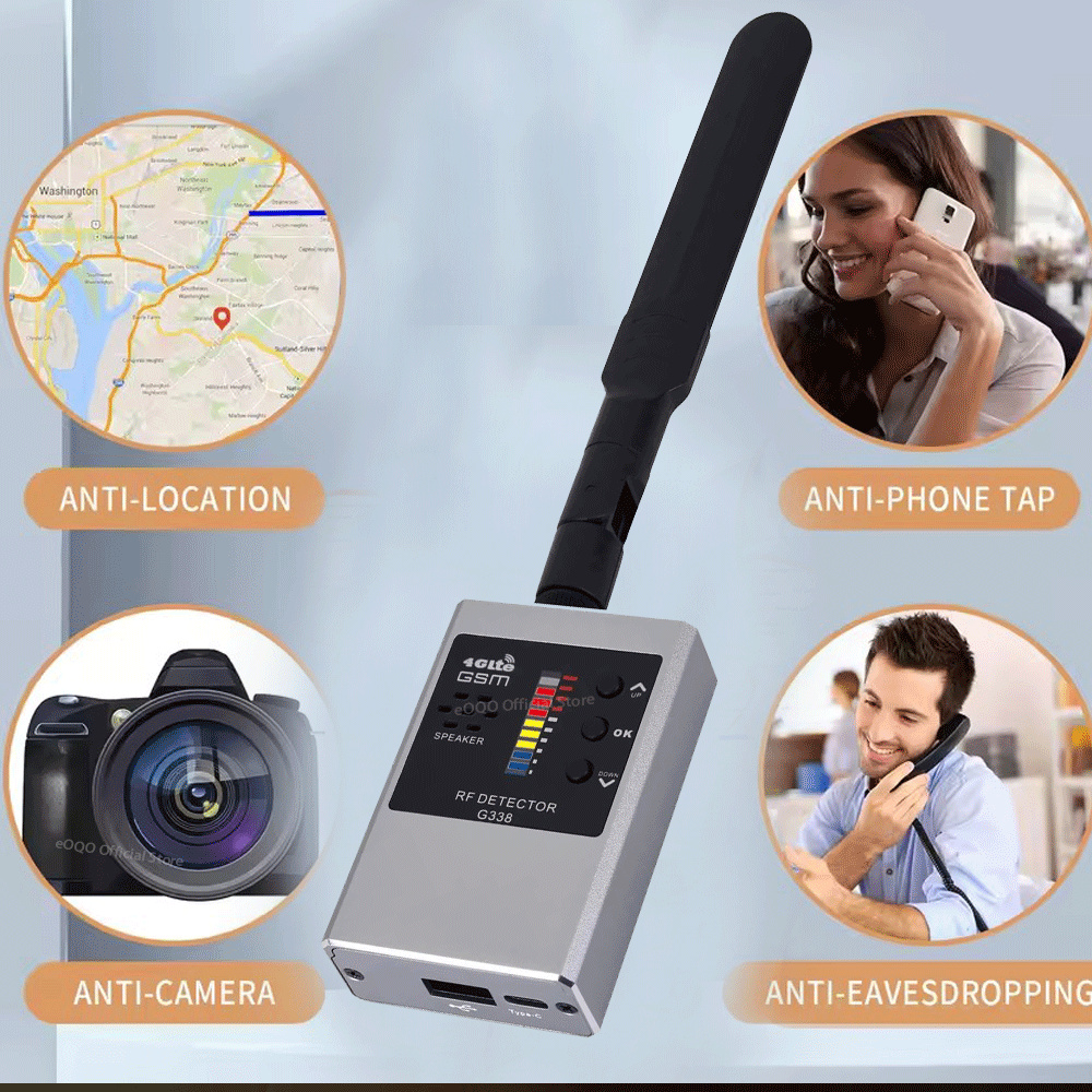 Wireless Hidden Camera Detect Professional Radio Frequency Finder Device GSM GPS RF Signal Detect Anti Wiretapping Scanner G338W