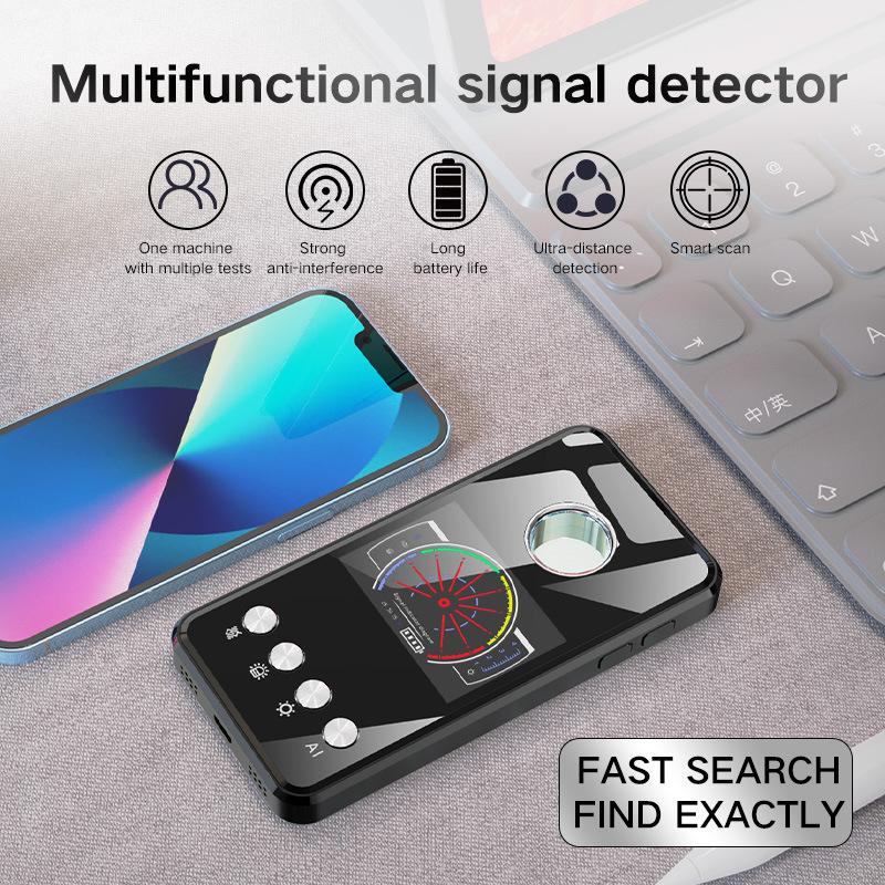 T2 Hotel Anti Monitoring Stealing Positioning Eavesdropping Tracking Detection Camera Monitor GPS Detector Wireless Signal Alarm