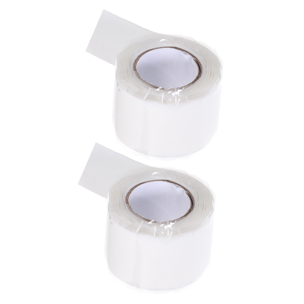 2 Rolls Pvc Waterproof Sealing Leak Repair Duct Sealant For Pipe Joints Faucet Sewer Outdoor Use Heavy Duty Self Adhesive Water