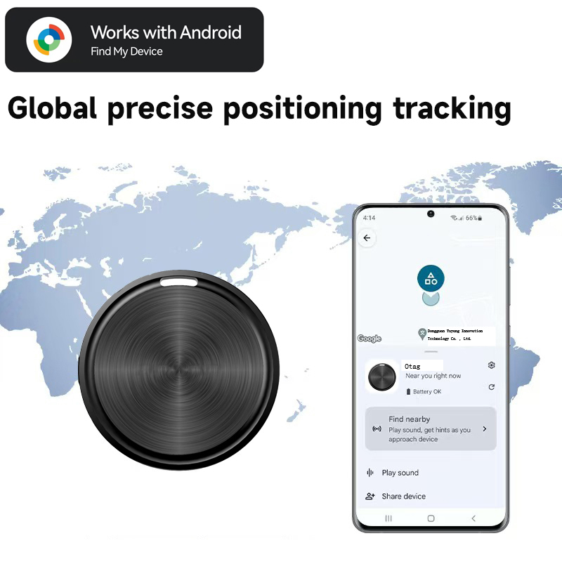 For Android Google Find My Device  Air Tag Bluetooth Smart Tag Global Anti-loss device For Keys Kids Bags Wallets