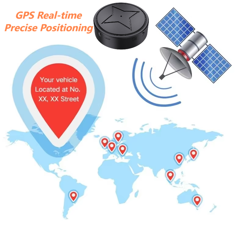 Portable GPS Tracker Personal Locator Precise Positioning 5-10 M Strong Magnetic Attraction Multple Alarms Support 2G/3G/4G SIM