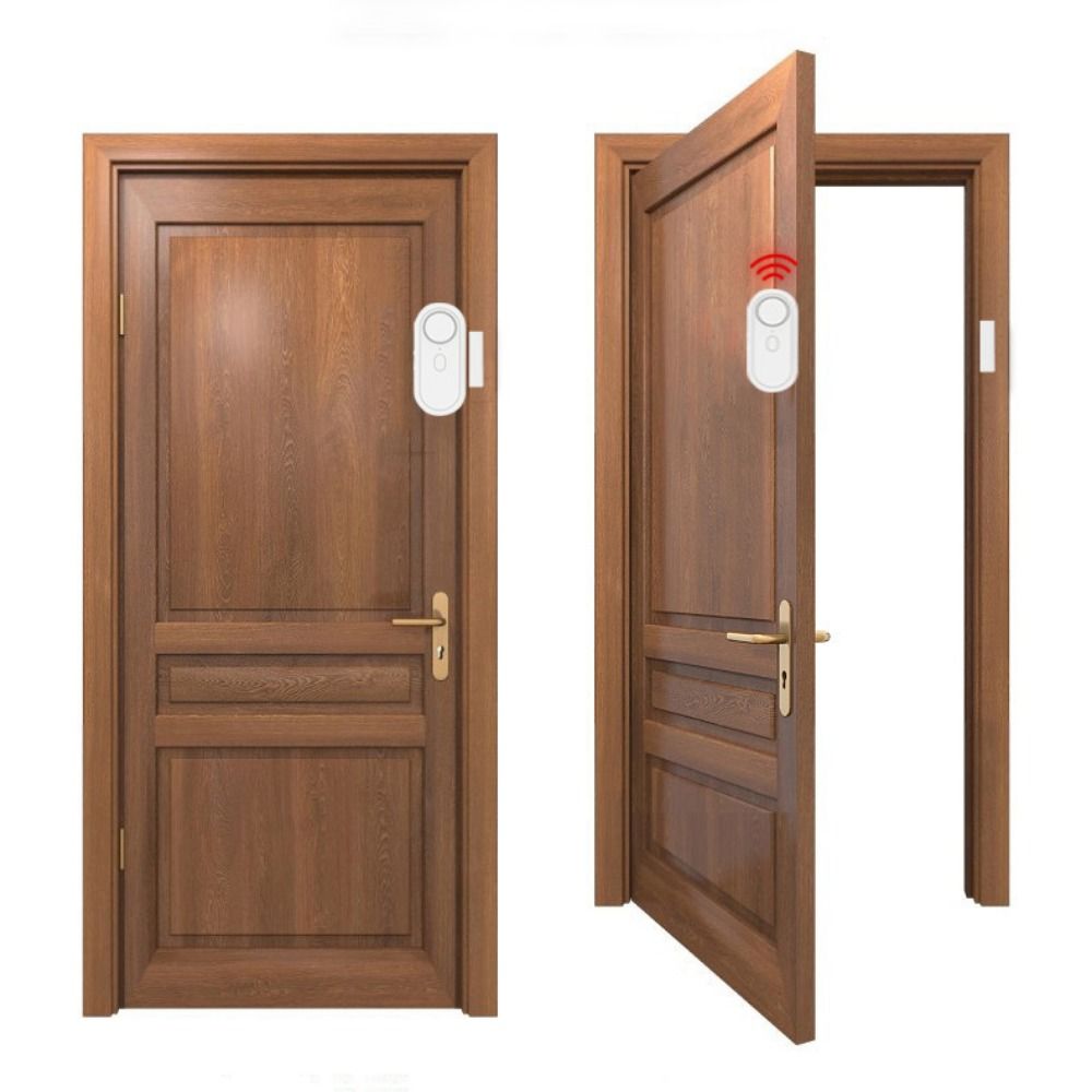 Multi-purpose 120Db Door Window Alarm Multifunctional White Magnetic Sensor Wireless Anti Theft Alarm Living Room
