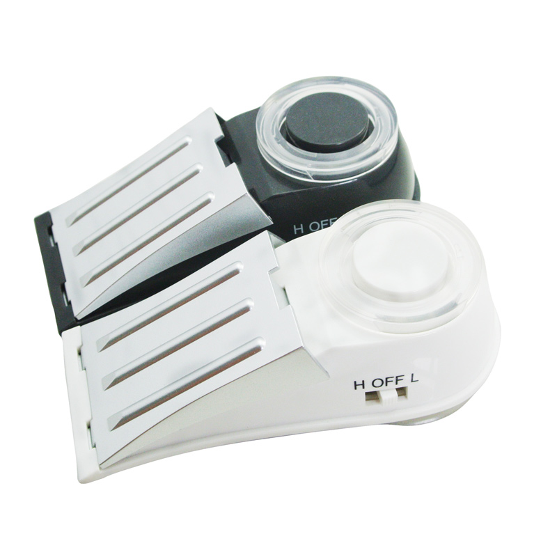 Household Female Solitary Self-defense Alarm Hotel Door Stopper with Flashing Light Anti-theft Device Window Vibration Alarm