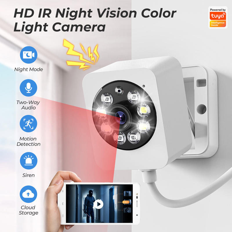 Graffiti Smart Home Security Human Monitoring 1080 High-definition Remote Voice Intercom Wireless Wifi Camera Night Vision