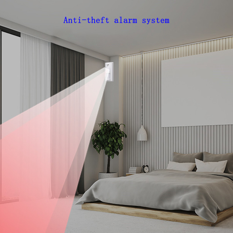 Wall-mounted Indoor Microwave Sensor Anti-visible Light Wired Passive Infrared Dual Detector Human Motion PIR Anti-theft Alarm