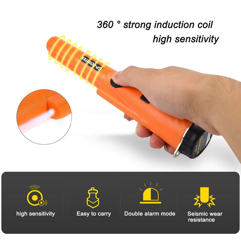 GP-Pointer S High-sensitive Hand-held Metal Detector Security Archaeological Detector Positioning Rod Underground Detection