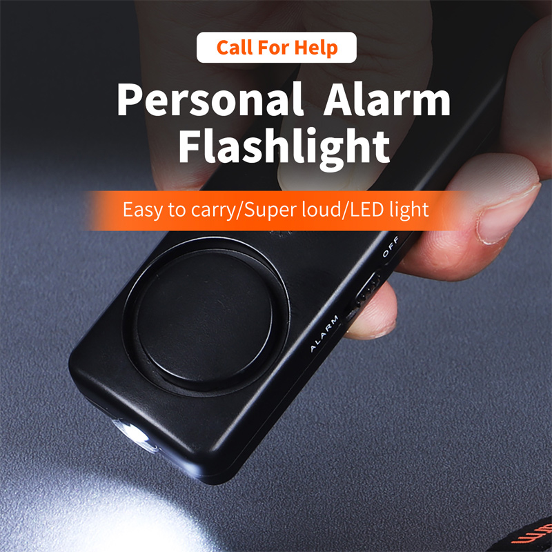Women Go Out with Anti-robbery Flashlight Alarm Device Ladies Personal Guard Against Thieves Easy to Carry Super Loud LED Light