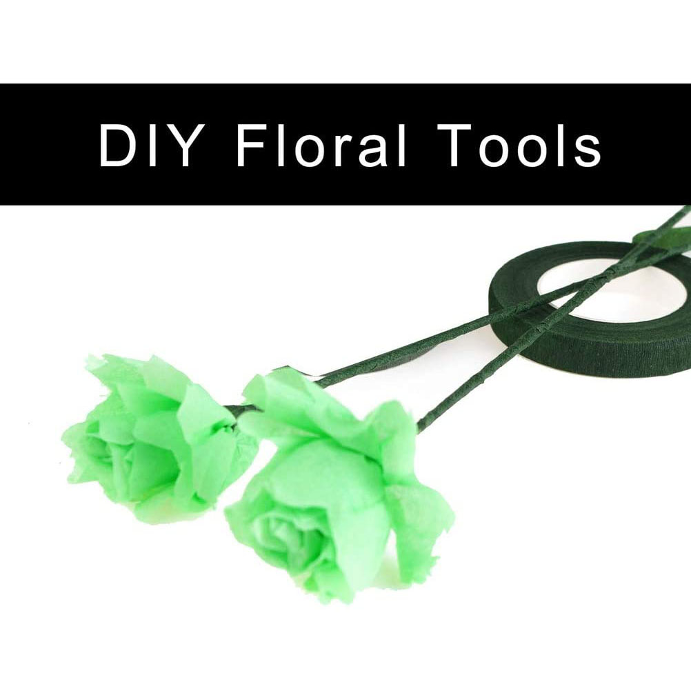 Floral Tape for Artificial Flowers Tool Set 2 Sided DIY Tools Adhesive Stem Wire