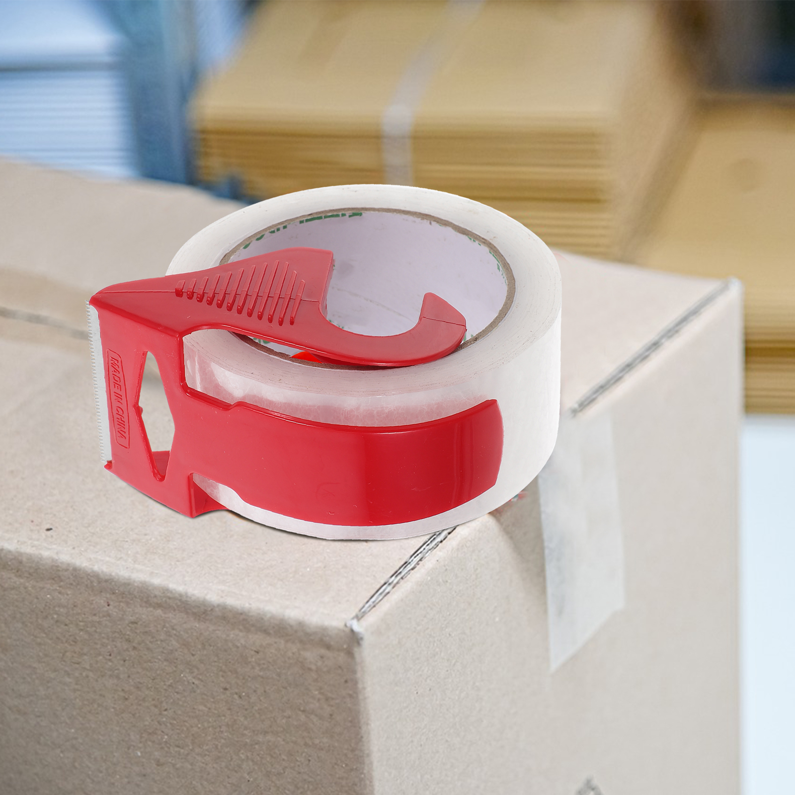 3pcs Heavy Duty Packaging Dispenser Adjustable Handheld Sealing Tool Boxes Shipping Use Lightweight