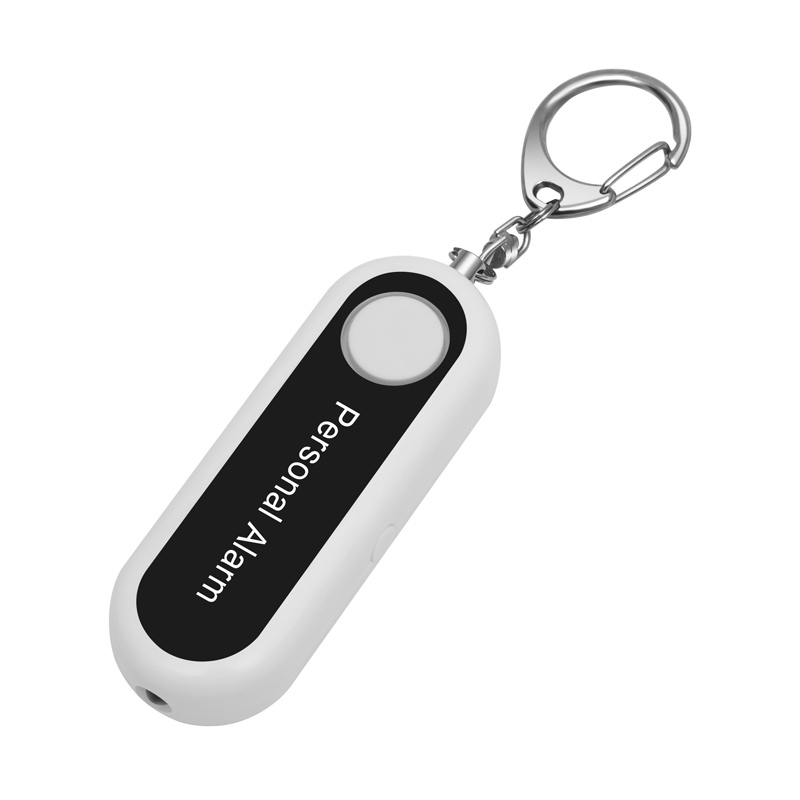 Portable Key Chain Alarm Outdoor Lady Self-defense Alarm Women&#039;s Night Running Back Clip with Lamp Personal Protective Equipment