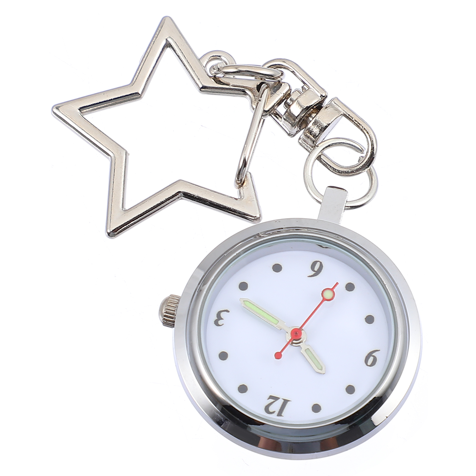Creative Nurse For Women Star Hanging Design Chest Watch With Buckle Safe Material Time Watchhanging Nurses Watchfob Watchpocket