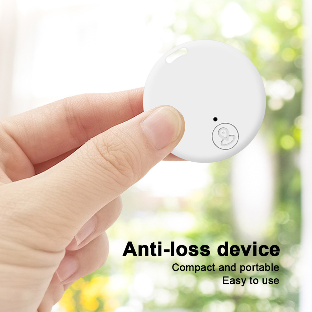 Circular Bluetooth Anti-loss Positioner Mini GPS Tracker For Children/Pets/Disadvantaged Groups Smart APP For iPhone/Android