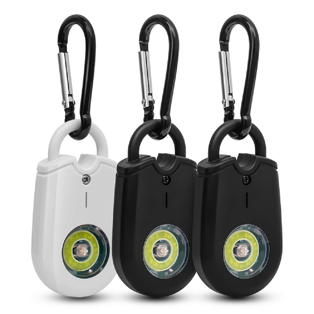 Self Defense Siren Safety Alarm for Women Keychain with LED Light Personal Alarms Personal Security Keychain Alarm