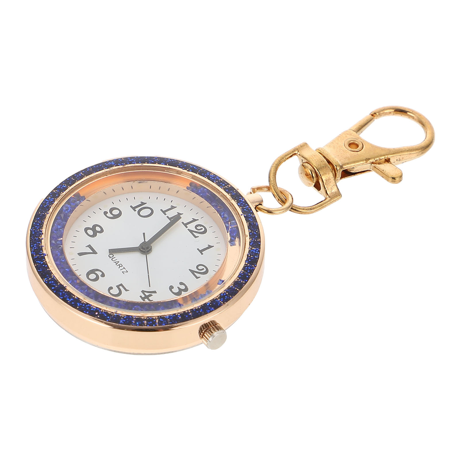 Pocket Watch Rhinestone Hanging Table Small Modern Rabbit Lady Classic Vintage Clock Miss