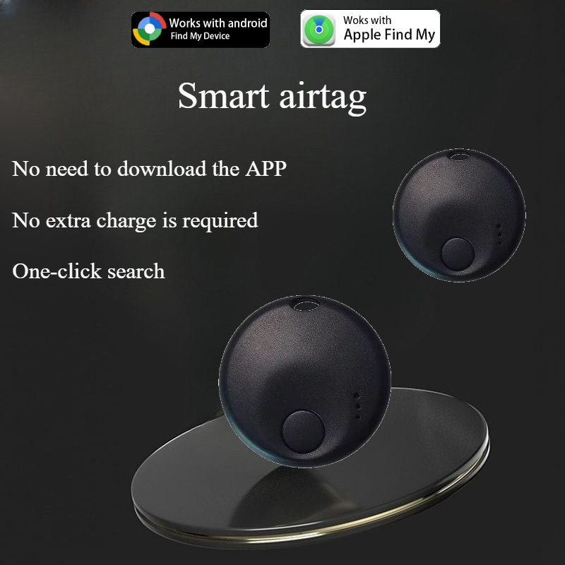 1/2/3/4Pcs Anti-loss Tag For Google Locator Wallet Keychain Smart Tags Blue-tooth Tracker Key Item Finder Use Find My For APPle