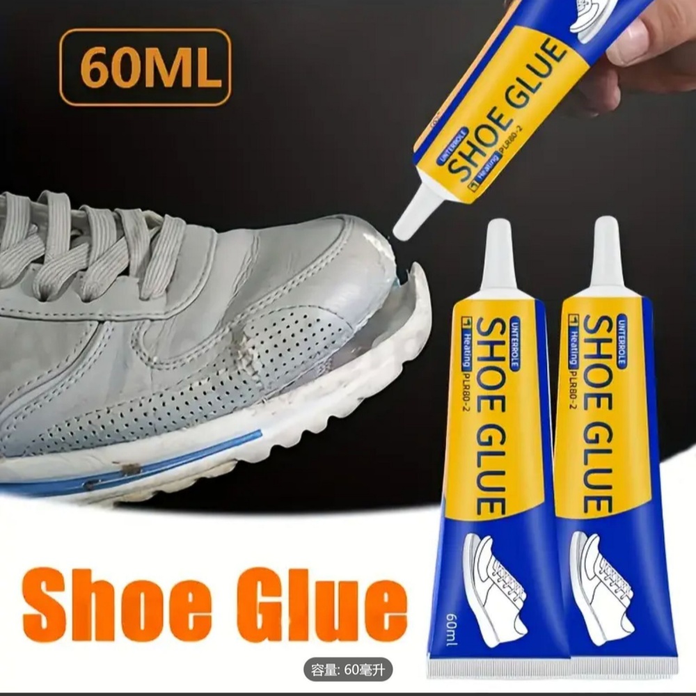 60ML Shoe Repair Glue Soft Waterproof Resin Glue Firmly Stick Sneakers Leather Sports Shoes For Leather Bag Sofa Adhesive