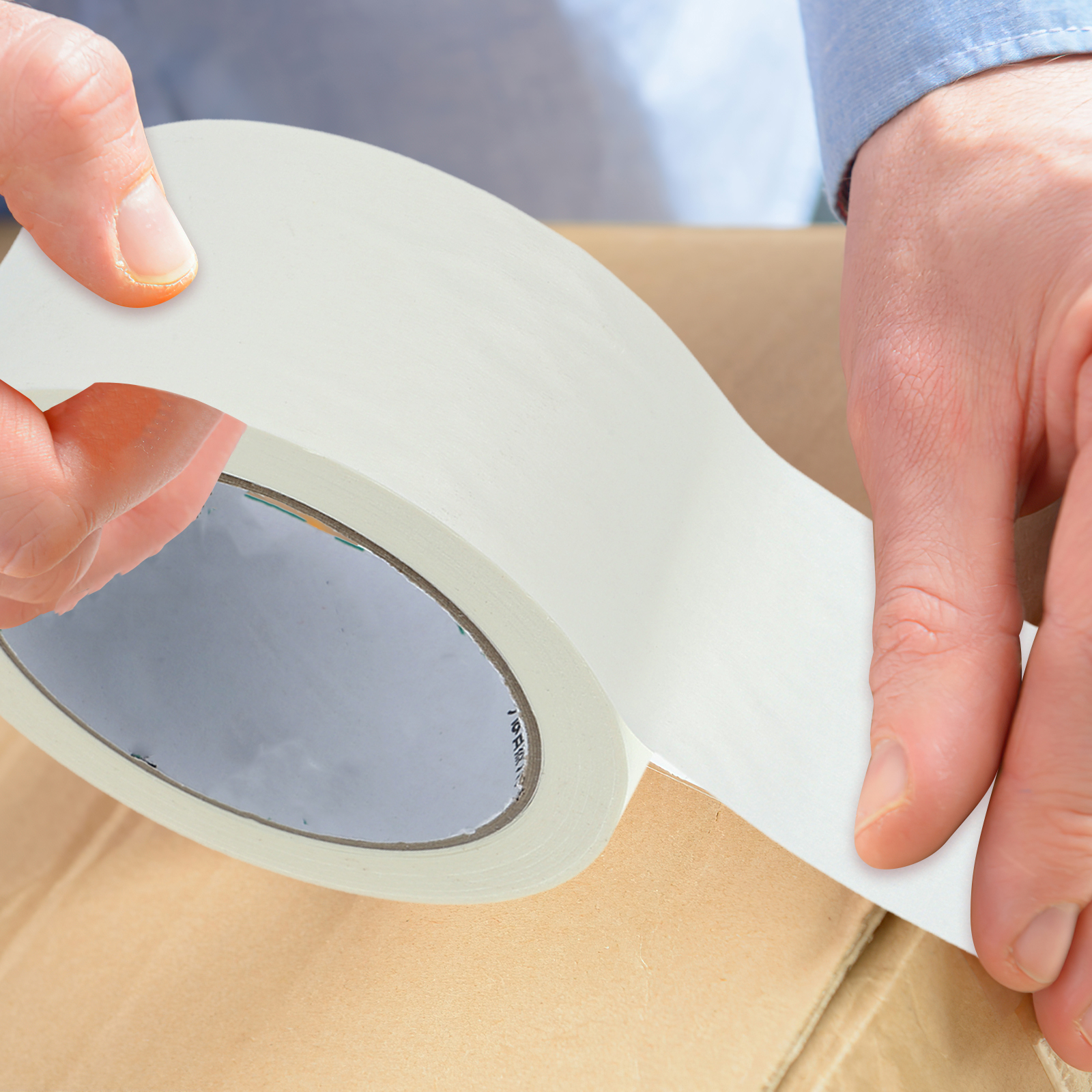 2 Rolls Packing Shipping Tape Writable Kraft Sealing Tape Writable Paper Delivery Packing Tape Waterproof Golf Grip Accessories