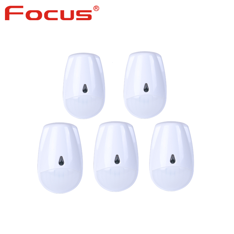 Meian Focus Wireless MC-335R PIR Motion Sensor Movement Detector Working with Alarm System Saving-battery and Pet Immunity