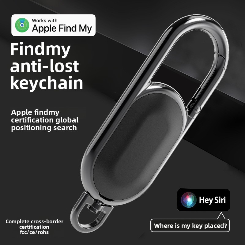 Locator car keychain anti-lost device two-in-one airtag replacement model mfi certified findmy find lost positioning