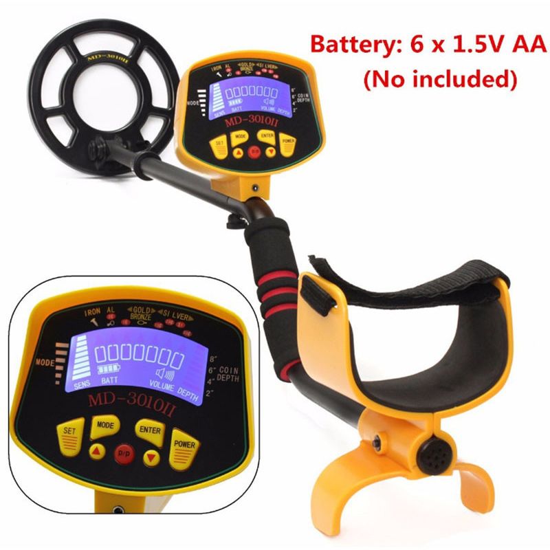 MD-3010II Underground Metal Detector Handheld Treasure Exploration Instrument Archaeological Sensor Small Gold Sniper Detector