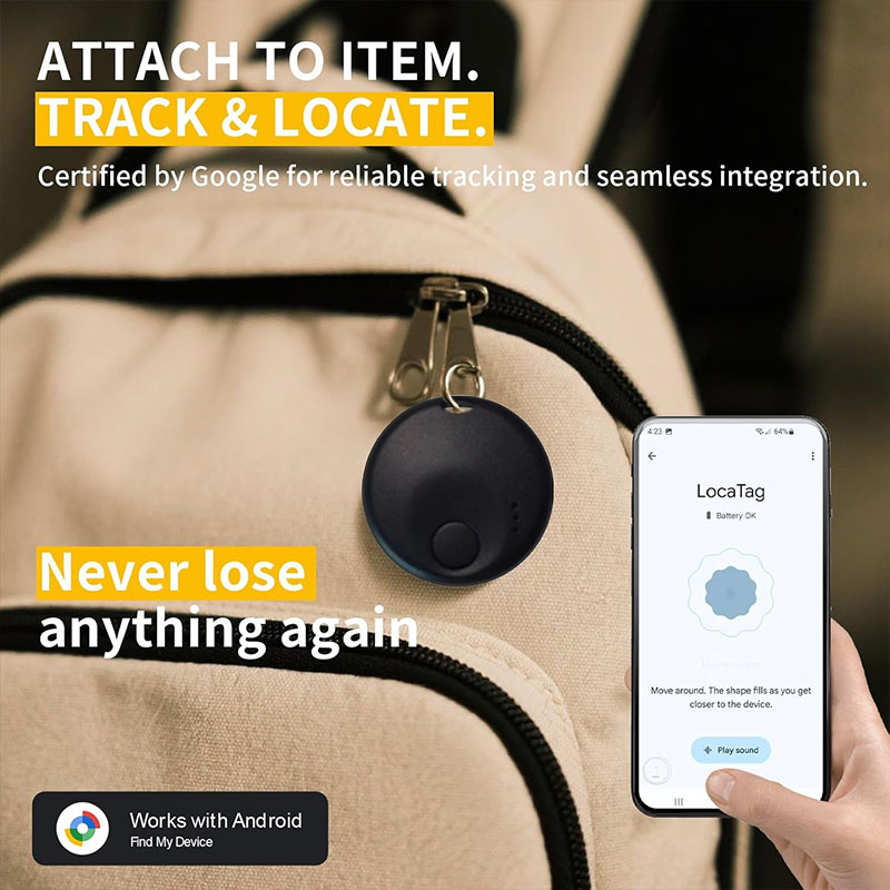 Mini Car Locator Anti-lost For Google Android&#039;s Apple&#039;s Phone Keychain Smart Tag Bluetooth Tracker Elderly Finder Use Find My