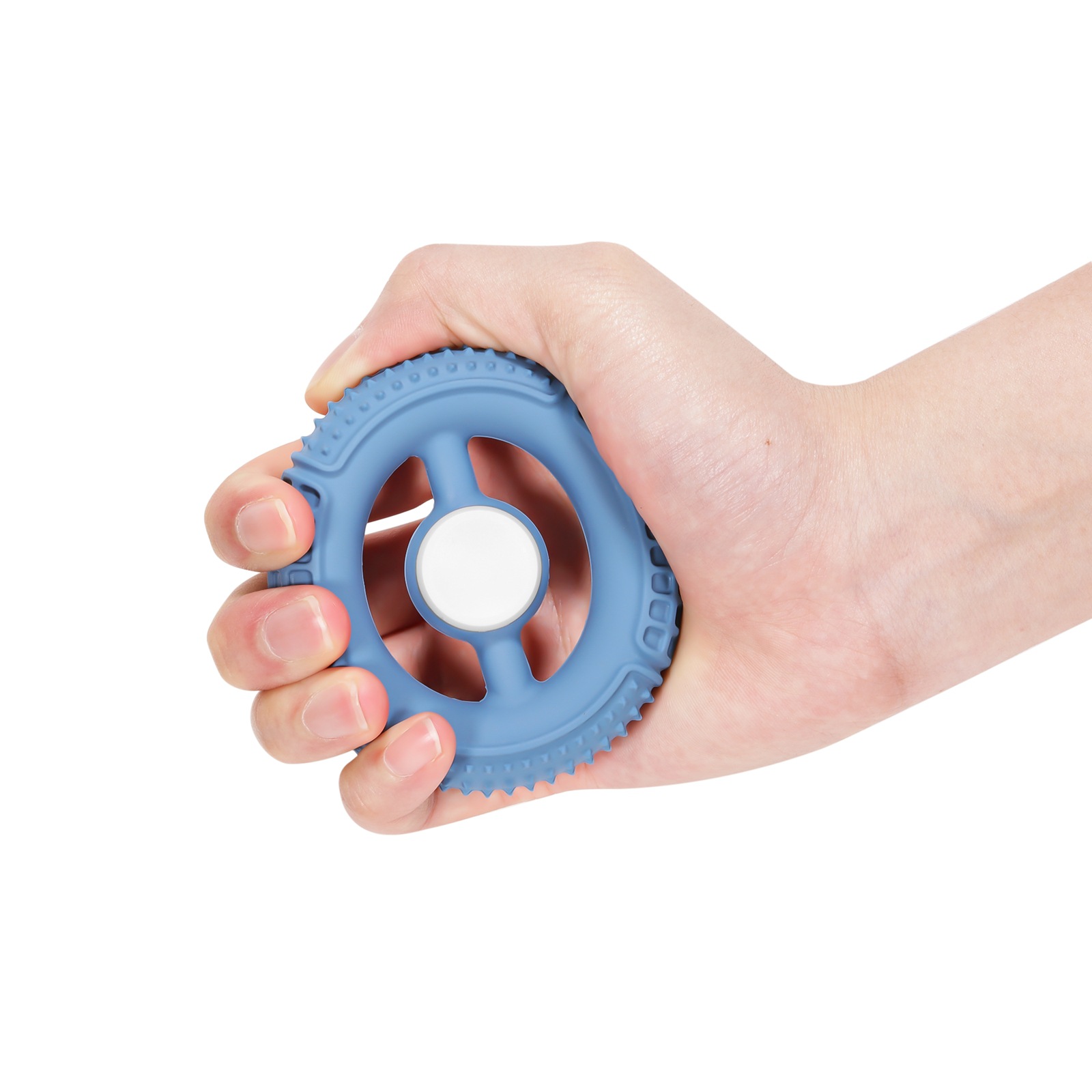 Hot selling Round Silicone Fidget Spinner Hand Grip Gripping Ring Finger Forearm Trainer  Finger Gyroscopes Decompression Toys