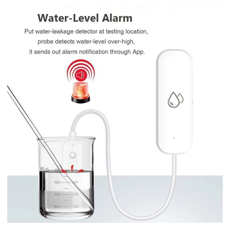 Tuya Intelligent WiFi/Zigbee Household Water Leakage Detector Water Immersion Sensor Real-time Alarm Query APP Remote Control