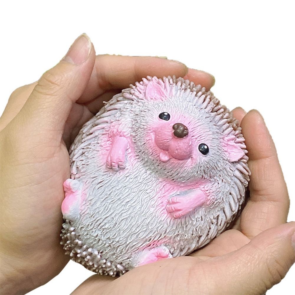 Fun Animals Cartoon Hedgehog Decompression Toys Quick Rebound Fidget Toys Kids Fun TPR Squeeze Toys Halloween