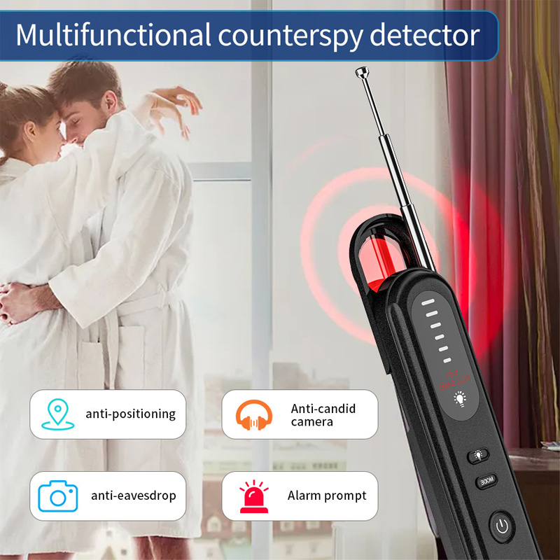 Multifunctional Counterspy Detector GPS Locator/Hidden Camera Detection Infrared Light Scanning Business Secret Non-disclosure