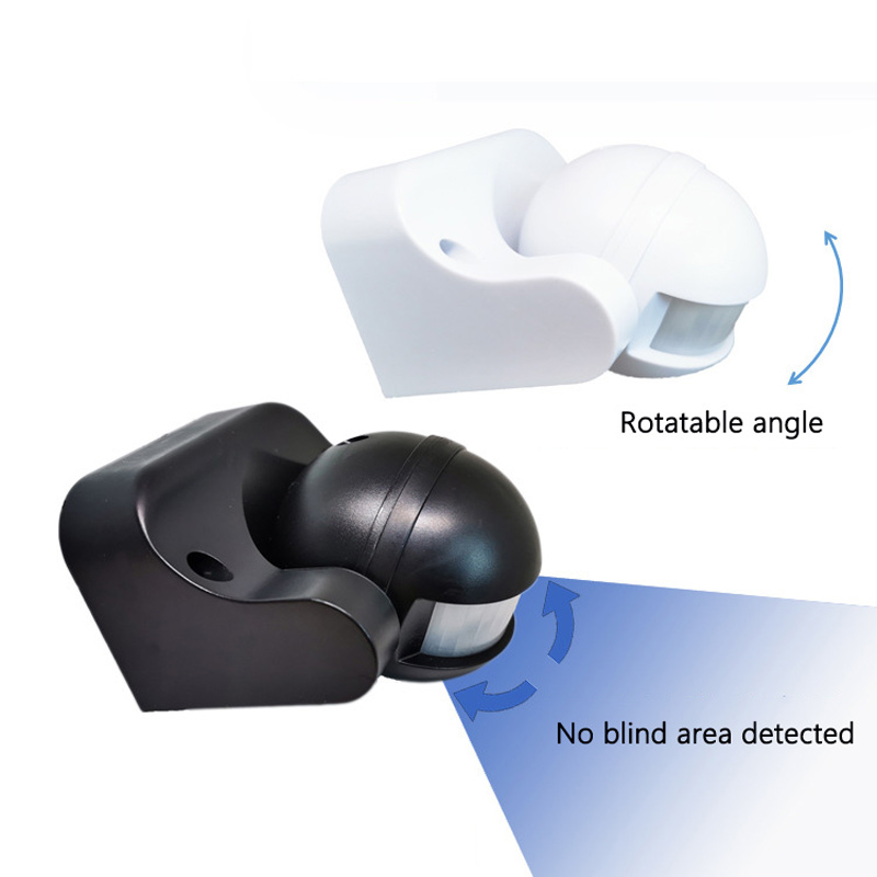 Spherical Curtain Wide Angle Infrared Sensor Human Body Smart Inductive Switch Outdoor Waterproof IP44 and Dust-proof Inductor