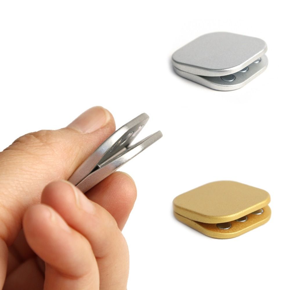 Button Keys Fidget Cliker Zinc Alloy Enhanced Focus Magnetic Fidget Slider Office Desk Sensory Metal Fidget Toys Boys Men