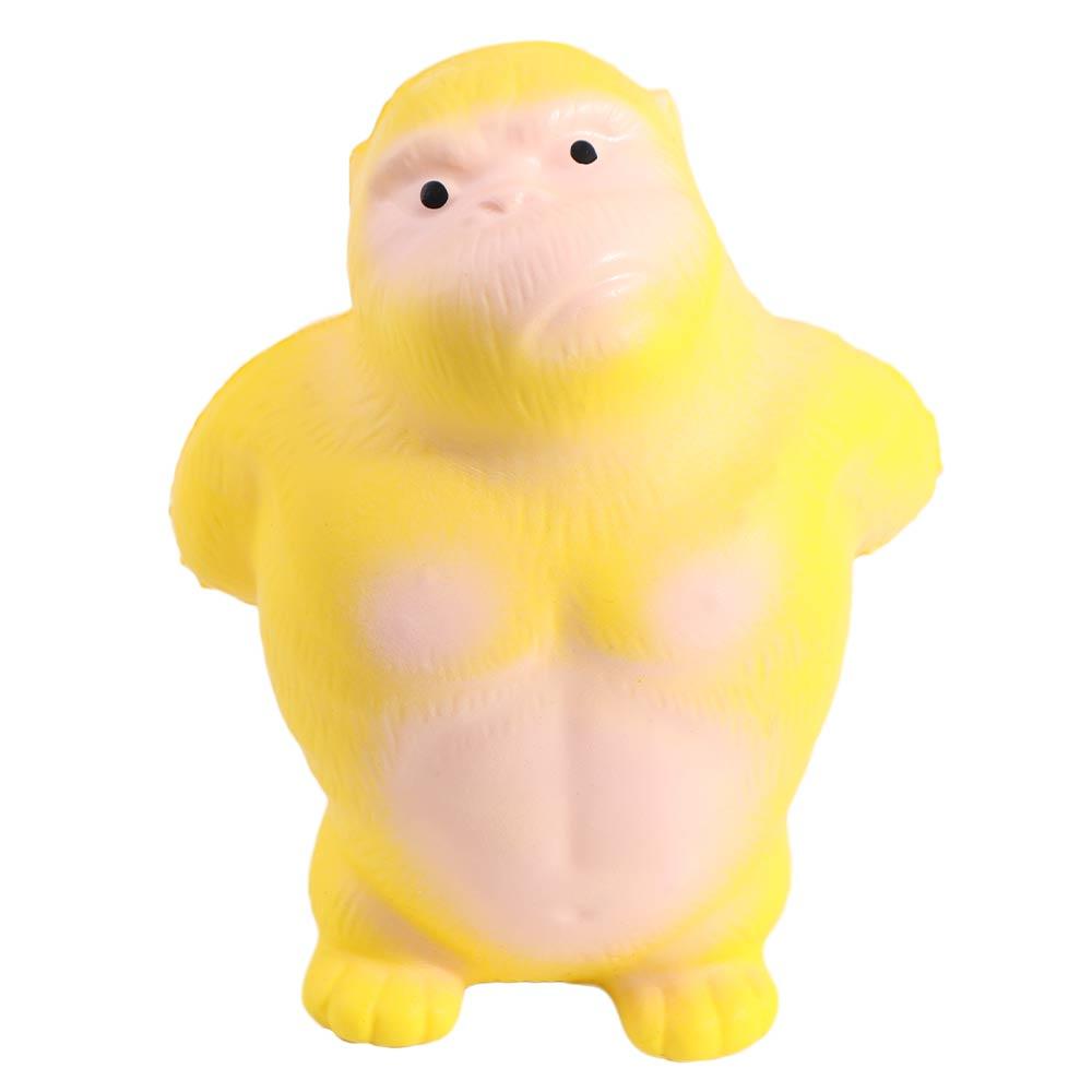 Orangutan Squeeze Vent Gorilla Slow Rebound Stretch Squeezing Monkey Toys Funny Yellow Soft Glue Gorilla Toys Adults Gifts