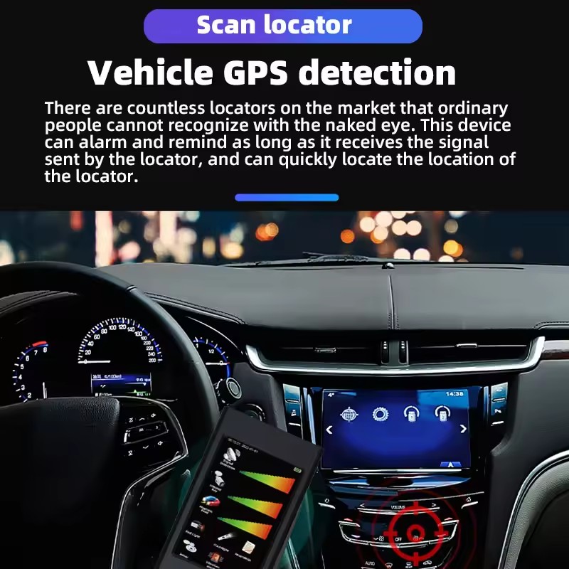Intelligent Anti Spy Detector Touch Screen Anti Bug/Tracker/Camera Innovative Infrared Cam Laser Detector Spy Gadgets AI Scanner