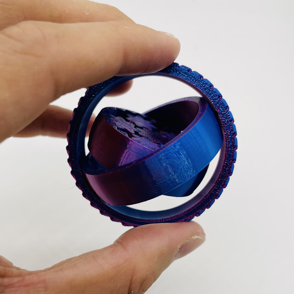 3D Printed Fingertip Spinner - Eco-Friendly PLA Material | Stress Relief Toy for Kids &amp; Adults