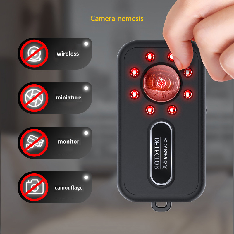 K96 Infrared Detector Hotel Anti Monitoring Spying Peeping Detection Artifact Scanner Camera Nemesis Wireless Miniature Monitor