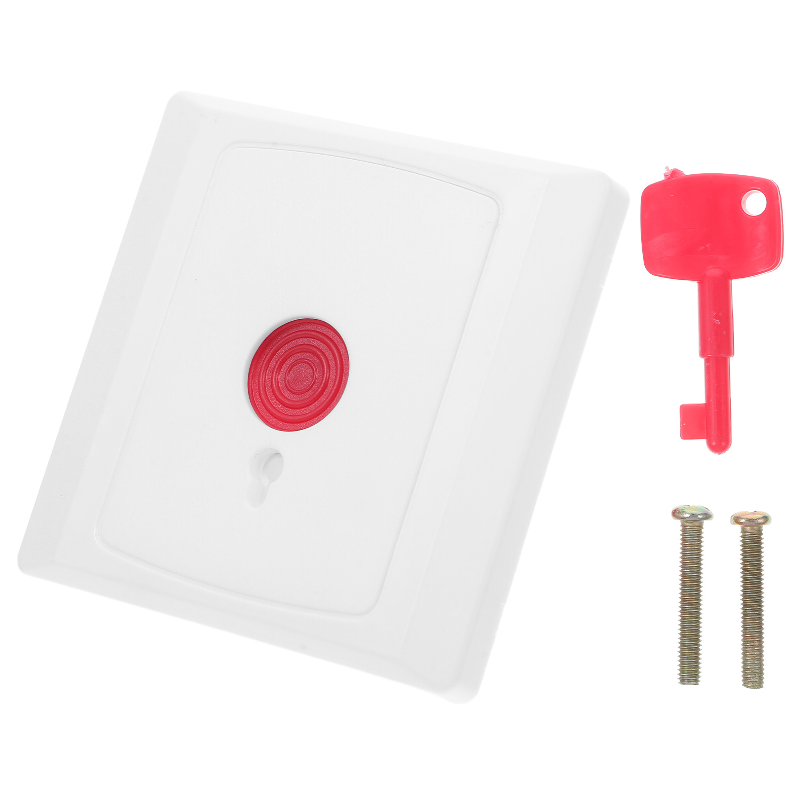 PB28 Emergency Switch Button Sturdy Plastic Fireproof Anti-Theft Push Button Sensitive Trigger Stop Device Disconnect Alarm