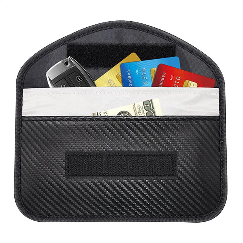 Fara Day Card Car Keys Case FOB Signal Blocker Bag Case RFID Shielding Key Credit Card Bags Organizer For Privacy Protect