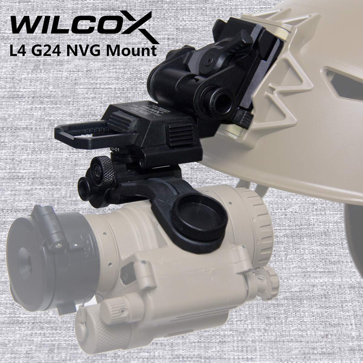 WILCOX Metal L4 G24 L4G24 NVG Mount Helmet Bracket Holder For PVS15 PVS18 GPNVG18Night Vision Goggles J Arm Stent Skip Fast OPS