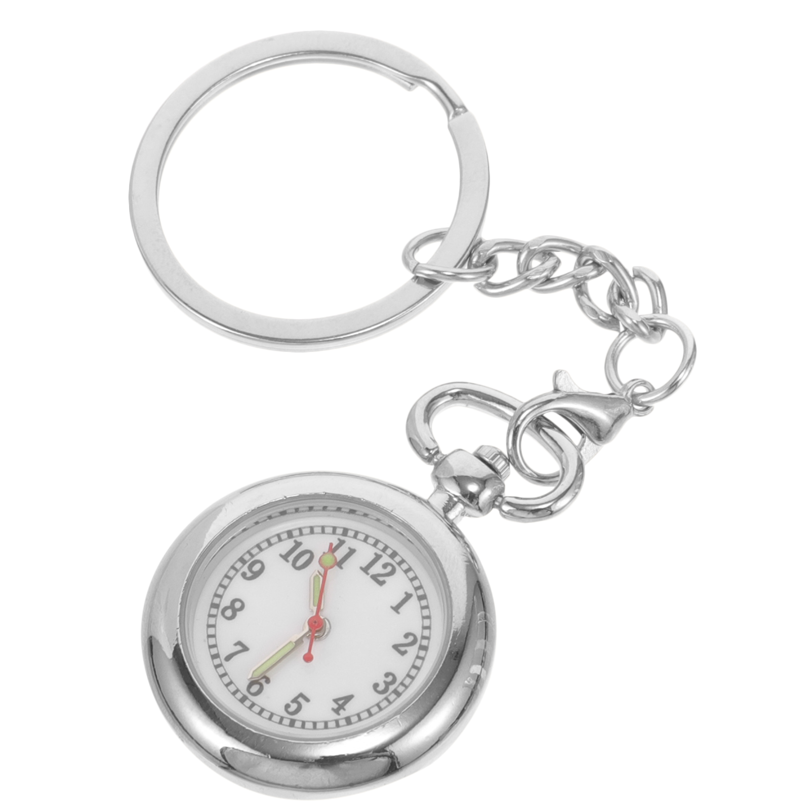 Nurse Keychain Hanging Pocket Watch Durable Nurse Fob Watch Portable Key Clip Nurses Watches for Women Ladies Digital Watches