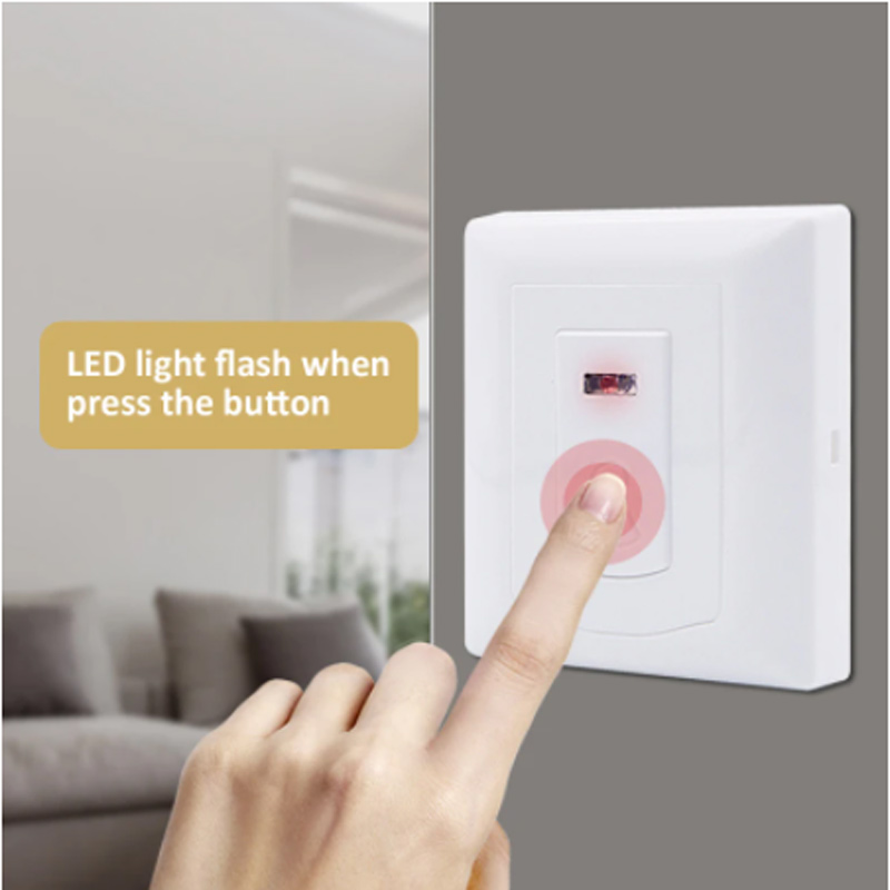 433MHz PB-206R Wireless Doorbell House Entrance Dingdong Call Button for Focus Alarm System ST-III ST-V ST-IV ST-VGT